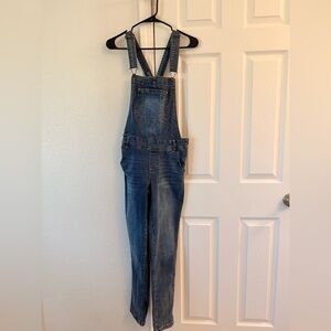 Wallflower Women's Light Blue Denim Overalls